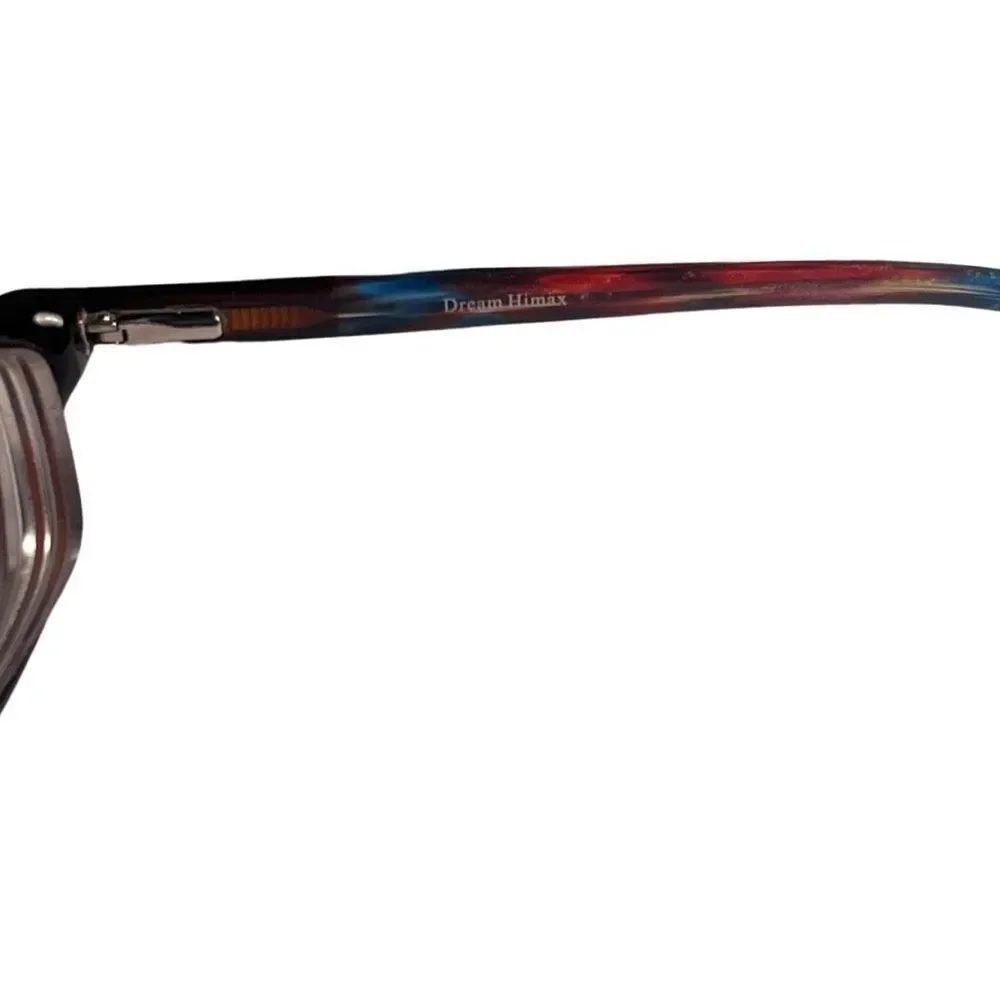 Dream Himax Multicolored Blue Pink Yellow Red Plastic Frames Eyeglasses for Her